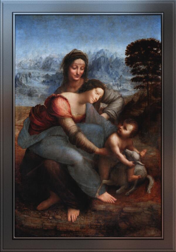 The Virgin and Child with St. Anne by Leonardo da Vinci by xzendor7